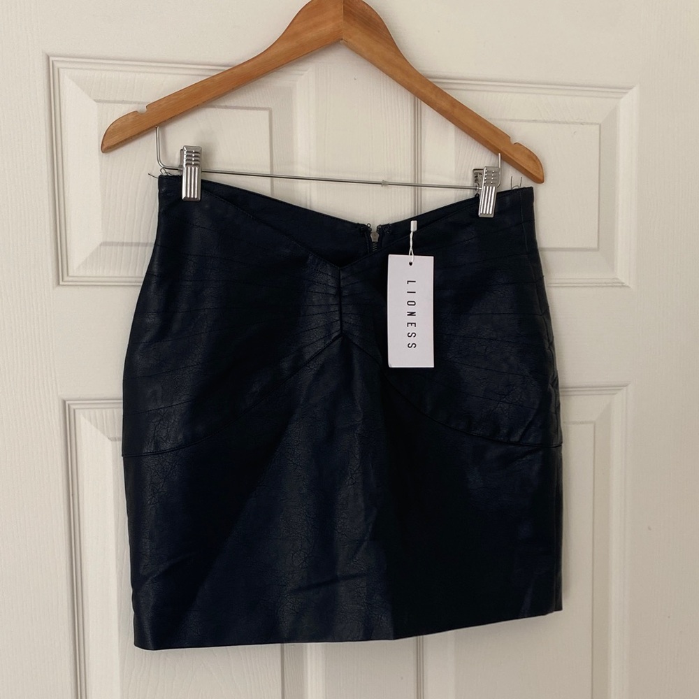 Lioness Midnight Black Mini Skirt